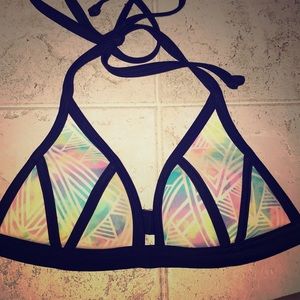 Pink bathing suit top